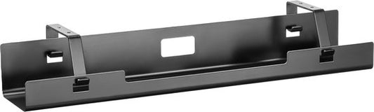 BRASQ Chemin de câbles universel Noir pour dessous de bureau - Comprend des rangements de câbles - Gestion des câbles