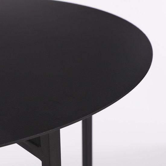 Table d'appoint Mikki - Mica Decorations - H45 x Ø45 cm - Noir