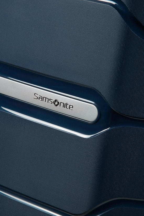 Valise cabine - Samsonite Flux - avec Extension - Polypropylène - Bleu Marine