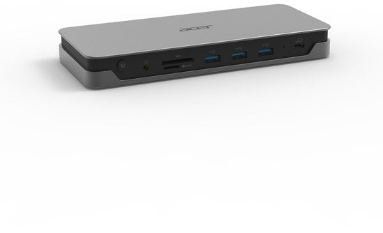 Acer USB Type-C Dock - Station d'accueil - Ordinateur portable - Windows - Chrome - Silver