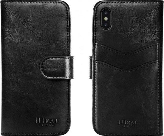 iDeal of Sweden Coque Magnet Wallet+ pour iPhone XS Max Noir