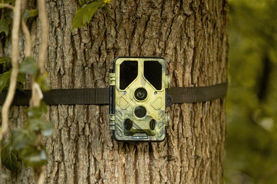 Caméra pour animaux sauvages Camouflage EZ45 - Caméra pour animaux sauvages avec vision nocturne - Avec WIFI - Observation du jardin - 24MP