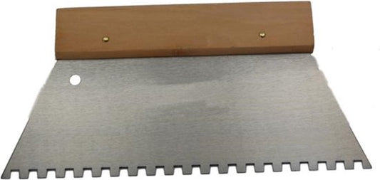 Toolland Peigne à colle, denture carrée 6 x 6, 245 mm