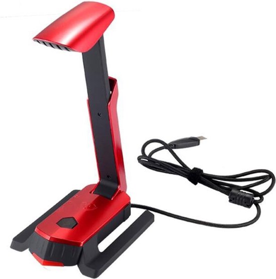 Kotion Each USB Microphone for PC - Avec fonction lampe et support pour casque d'écoute