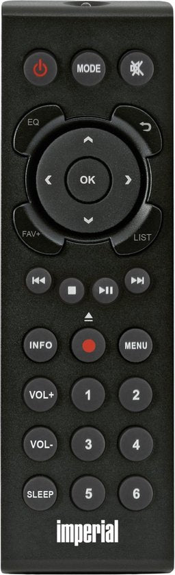 Imperial - Récepteur tout-en-un - 43 cm de large & avec Wifi et Bluetooth - équipé d'une radio Dab+, d'un lecteur CD et d'un amplificateur - pour une expérience HiFi complète - Métal noir