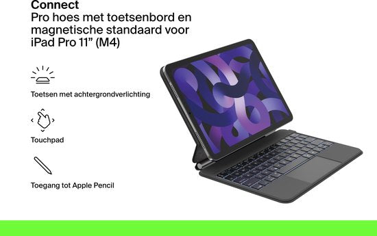 Belkin Pro Case avec clavier et support magnétique pour iPad Pro 11" (4ème génération) - AZERTY