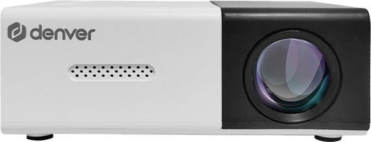 Denver Mini Beamer - Full HD 1920*1080P - 30 ANSI Lumen - Projecteur - Home Cinema - HDMI - USB-C - PR1000