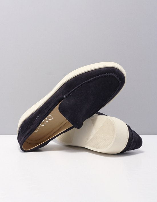 Greve 2301 mocassins hommes bleu 2948 profondo suede 43.5 (9+)