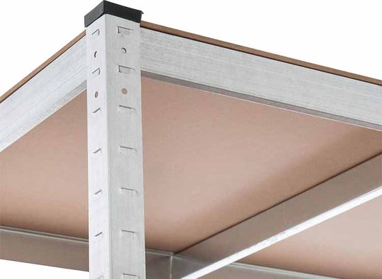 2x Profeco Heavy Duty storage rack 180x90 cm - étagère en acier inoxydable - 10 étagères - Capacité 175 kg par étagère - Armoire de rangement garage & remise