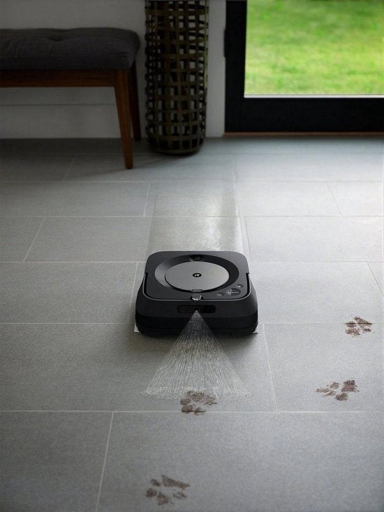iRobot Braava Jet M6 - Robot laveur - Noir - M6132 - Robot laveur - Avec application - Assistant vocal - Goole & Alexa - Smartmapping