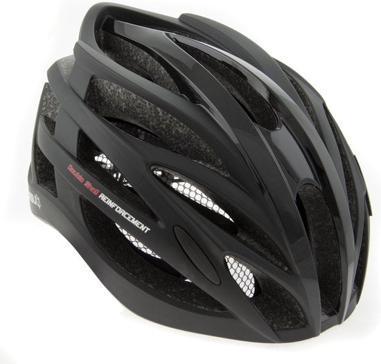 AGU Tesero Casque de vélo - Noir - L/XL - avec écran anti-insectes