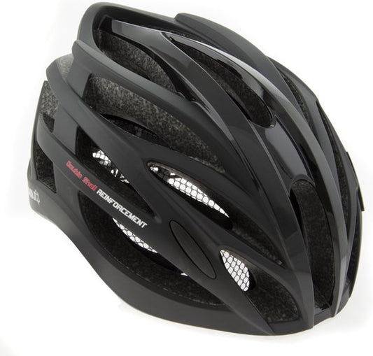 AGU Tesero Casque de vélo - Noir - L/XL - avec écran anti-insectes