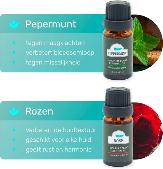 Soft & Silky - Huile essentielle - 6 pièces - 100% naturel - Convient à la peau - Diffuseur - Bain de pieds - Sauna - Essentiel - Parfum - Huile - Huiles