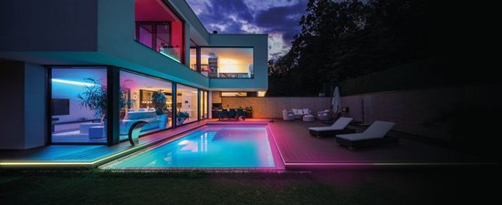 LEDVANCE Applique et plafonnier : pour toutes les surfaces, NEON DIGITAL FLEX / 23 W, 22-...24- V, angle de rayonnement : 16-, RGB, matériau du corps : silicone, IP44