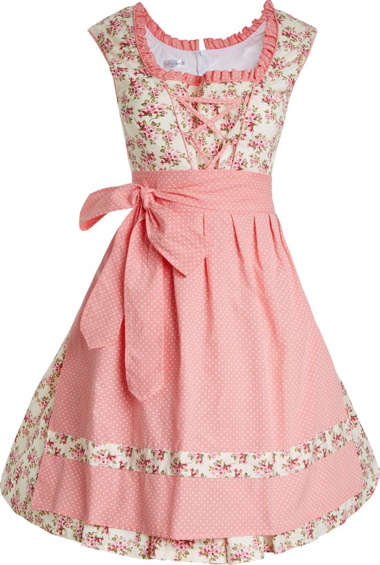Déguisement Mini-Dirndl Herrenchiemsee model 2 L - Tectake - fête - halloween - carnaval - rose