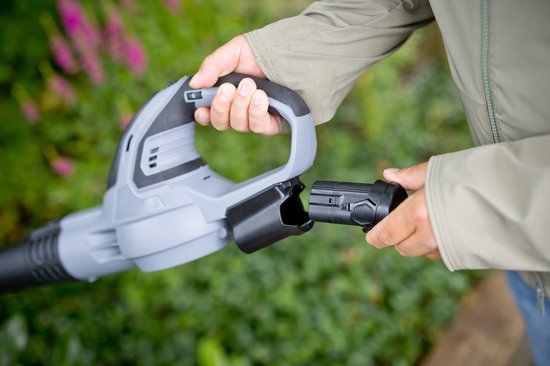 QLT Battery Leaf Blower with Charger - Outil de jardinage léger et puissant pour les feuilles, la poussière et l'herbe coupée - 12V