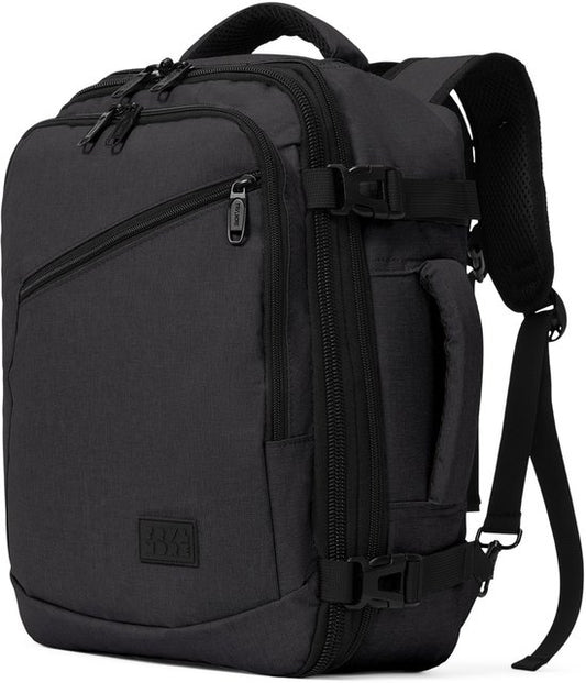 TRVLMORE Sac de voyage - Sac à dos 25L - Bagage à main - Anti-éclaboussures - Sac à dos - Sac de week-end - Mesdames et Messieurs - Anthracite