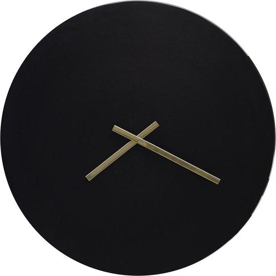 Light & Living Horloge murale Licola - Noir - Ø59cm -.