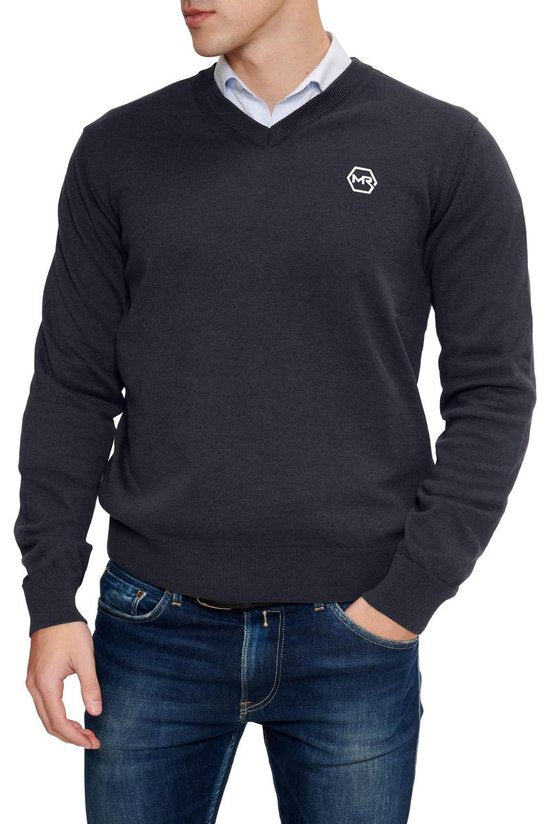 Pull Mario Russo - Marine - Taille M - Qualité italienne