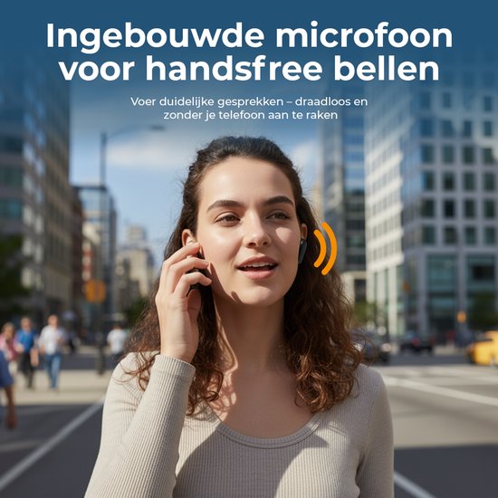 Ecouteurs Denver - Ecouteurs légers - 6 heures d'écoute - Bluetooth 5.3 - TWE48