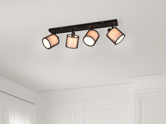 Trio Leuchten Spot Burton noir