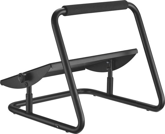 Tabouret de bureau ergonomique - repose-pieds - inclinable réglable en hauteur