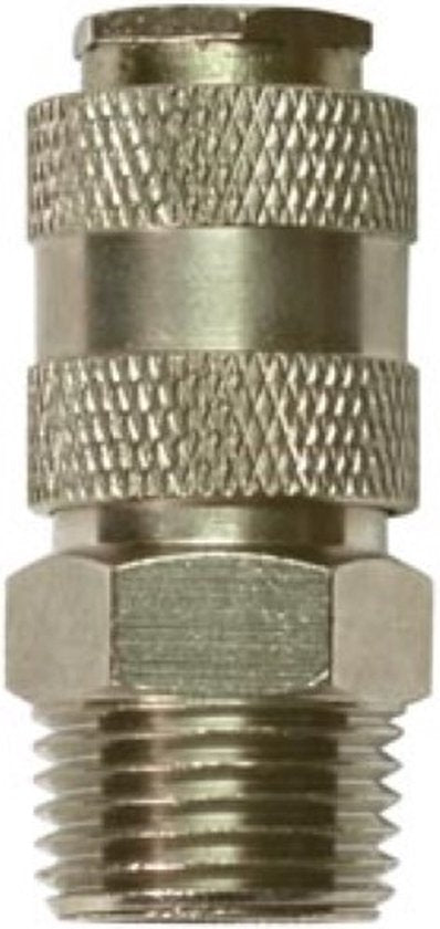 Stanley Quick coupling pneumatique 1/2 pouce filetage mâle, raccord de tuyau d'air pour compresseur, raccord d'air pour outils pneumatiques, raccord d'air comprimé atelier, raccord d'air universel