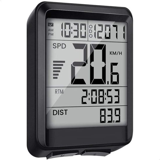 Strex Wireless Bike Computer - 17 Functions - Extra Large Screen - Wireless Bike Computer Wireless Waterproof - NL Manual