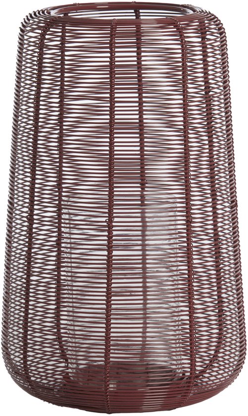 Lampadaire ADETA - Light & Living - Gloss avec verre - Ø19,5x30 cm - ordeaux