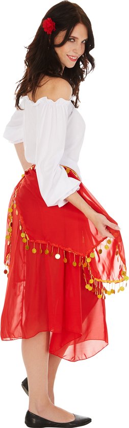 Dressforfun costume femme gitane XXL - déguisement costume halloween tenue de soirée carnaval costume carnaval tenue de soirée - 301009