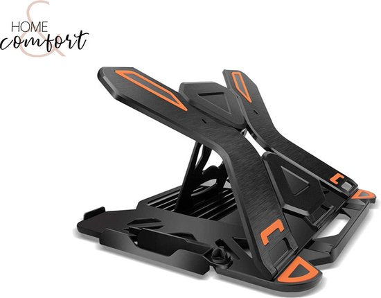 Home & Comfort Support universel pour ordinateur portable Réglable - support pour téléphone - 11 - 17 pouces - Pliable - Support pour ordinateur portable - Table pour ordinateur portable - Rehausseur d'ordinateur portable