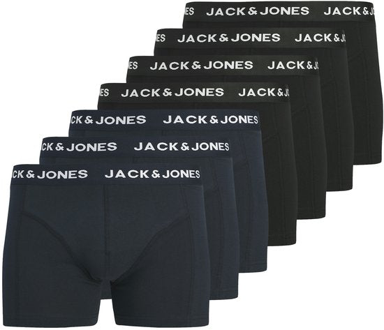 JACK&JONES - JACBRIAN SOLID TRUNKS 7 PACK - Hommes - Caleçons