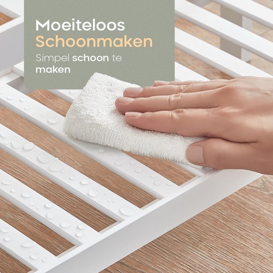 O'DADDY® Shoe Rack - Banc à chaussures - Hall Bench - Shoe Cabinet - Shoe Storage System - Shoe Cabinet - 3 Layer - For 12 Pairs - Multifunctional Rack - Bamboo - White - 70 x 28 x 45 cm