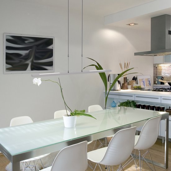 Steinhauer - lampe suspendue - Bande - acier - plastique métal - lampe design - LED - 3319ST