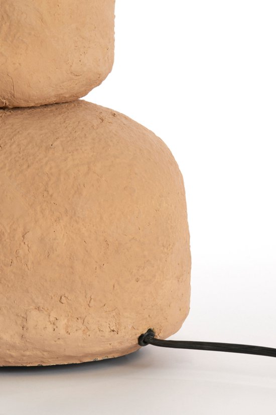 Light & Living Lampe à poser Marree - Papier Maché - 72cm - excl. abat-jour