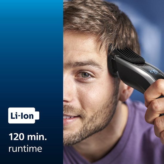 Philips series 9000 HC9420/15 - Tondeuses - Noir/argent - Avec étui de voyage