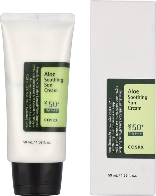 CosRx Aloe Soothing Sun Cream - Crème solaire hydratante à l'aloe vera SPF50+ PA+++
