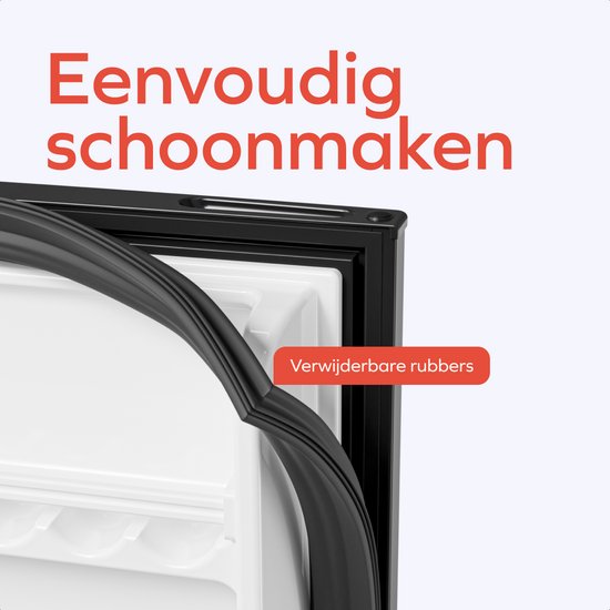 KitchenBrothers Réfrigérateur - 92L - Modèle de table - Glacière - Frigo - Pose libre - Noir