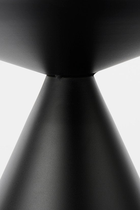 Mica Decorations Table d'appoint Royale - H42 x Ø60 cm - Métal - Noir
