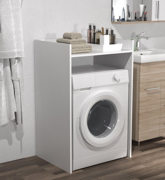 Armoire pour lave-linge - armoire pour lave-linge - meuble pour lave-linge - blanc