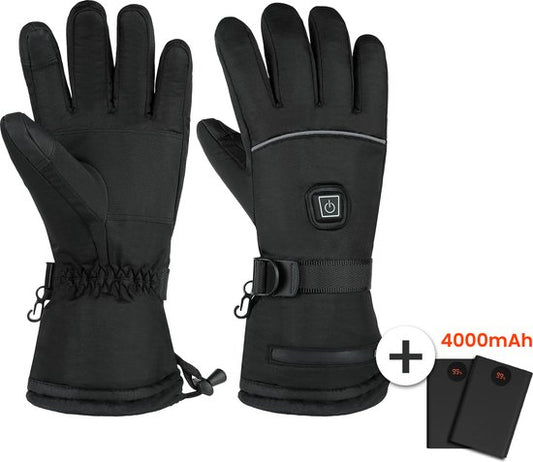 TTD® Gants chauffants rechargeables - Taille XL - Gants électriques chauffants - Moufles chauffantes - Gants chauffants à piles pour hommes et femmes - Unisexe