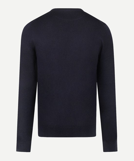 McGregor Sweater V-neck Sweater Mm999 1201 01 2100 Navy Blue Hommes Taille - XL