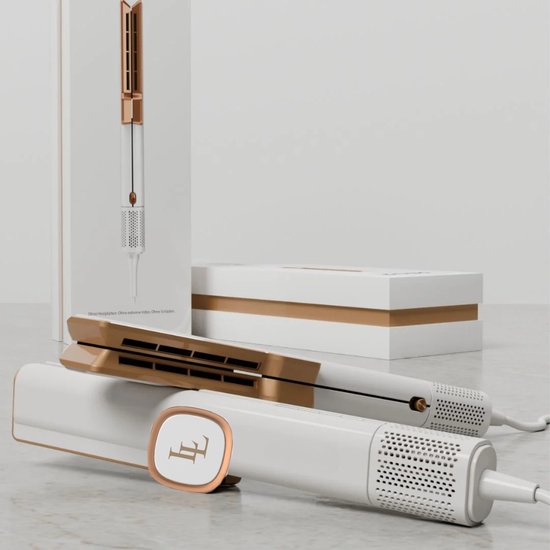 Largolash Hairstrait Straightener Wet-to-Dry - 2 in 1 - Airstraight - Dupe - Hair dryer & Straightener - Coldshot - 80ºC to 140ºC
