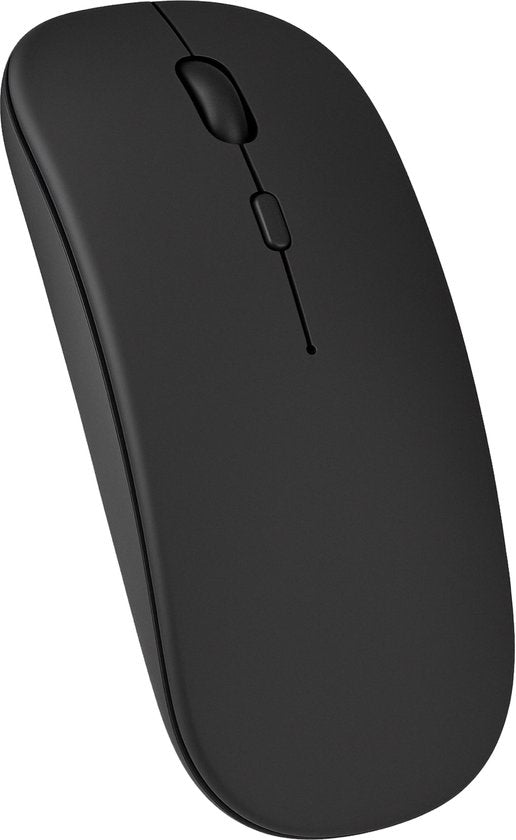 Nuvance Wireless Mouse - Bluetooth - Silent - Laptop & Gaming - Wireless - Computer Mouse - Left & Right Handed - Black
