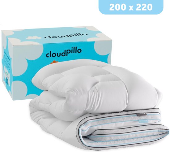 Couette 4 saisons Cloudpillo - 3D Air Mesh - 200x220 cm - Couette double - Couette d'été & couette d'hiver