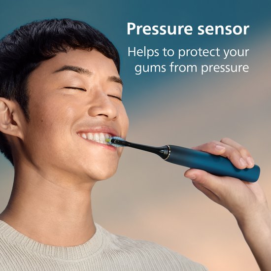 Philips Sonicare DiamondClean - Brosse à dents électrique - Aigue-marine/noir - Étui de voyage - HX9911/88
