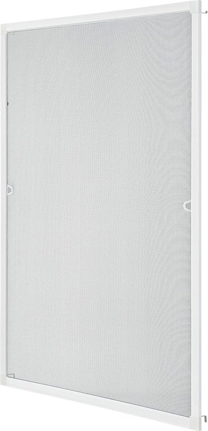 Moustiquaire / Brise-vue / Persienne - 100 x 120 cm - Blanc - Matériel de fixation inclus