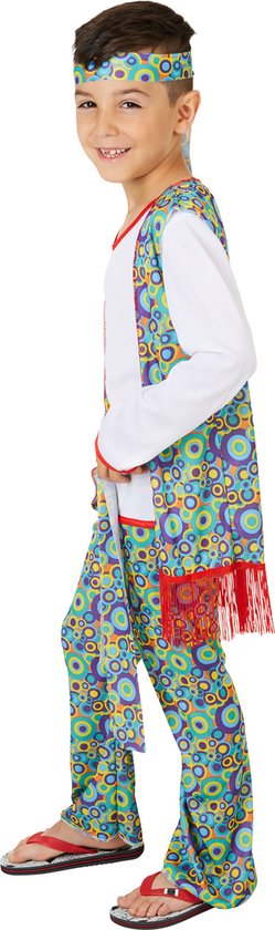 dressforfun - Costume garçon Hippie Boy 152 (11-12y) - déguisement halloween déguisement carnaval déguisement carnaval déguisement carnaval déguisement carnaval - 300915