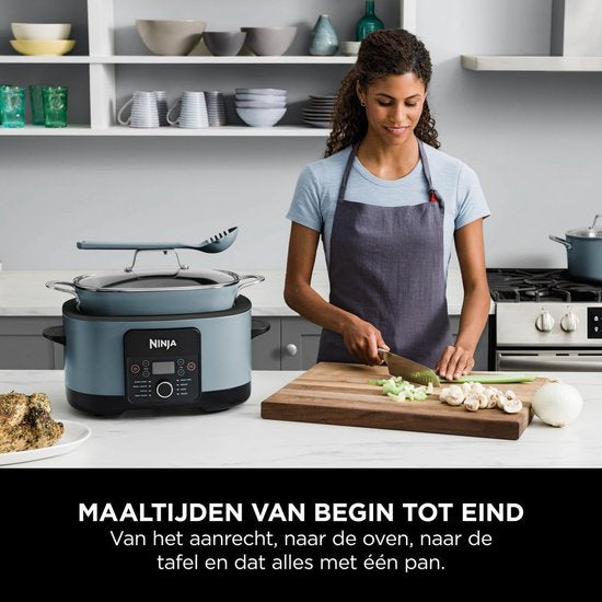 Ninja Foodi PossibleCooker PRO 8-in-1 Mijoteuse et Multicuiseur - 8 litres - Fonction maintien au chaud - Poêle résistant au four - MC1001EU