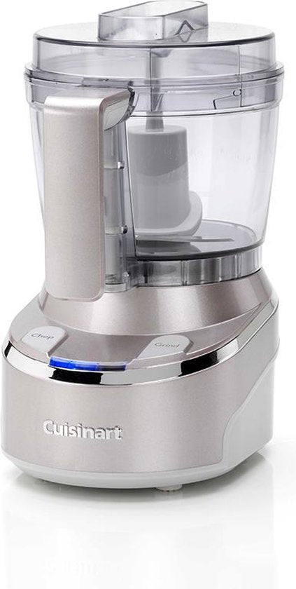 Cuisinart Mini Prep Pro Robot de cuisine sans fil RMC100E - Mini robot de cuisine - 350W - 900ml - Perle givrée